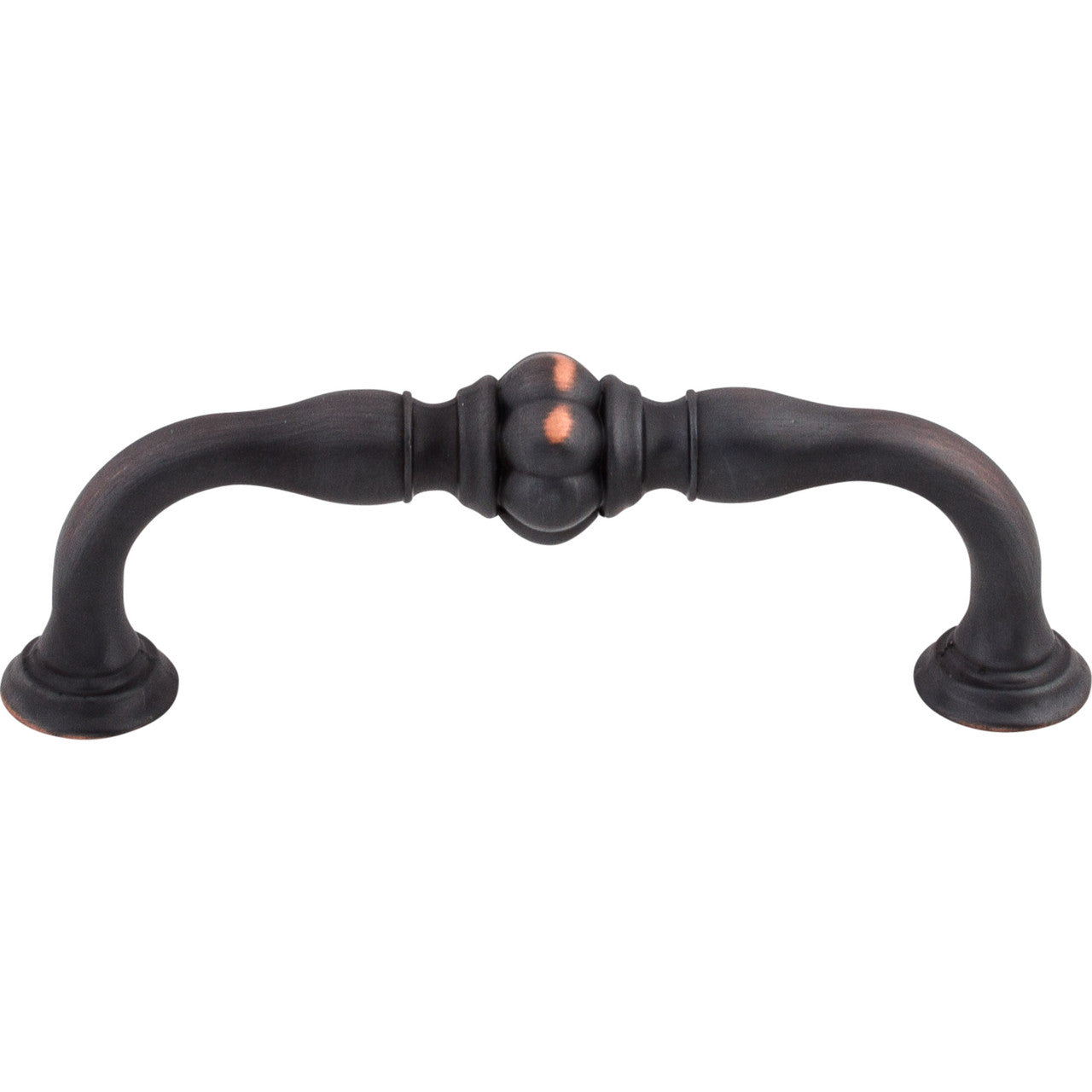 Top Knobs TK692UM: 3-3/4" cc Allington D-Handle Cabinet Pull - Umbrio