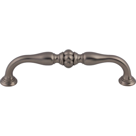 Top Knobs TK693AG: 5-1/16" cc Allington D-Handle Cabinet Pull - Ash Gray