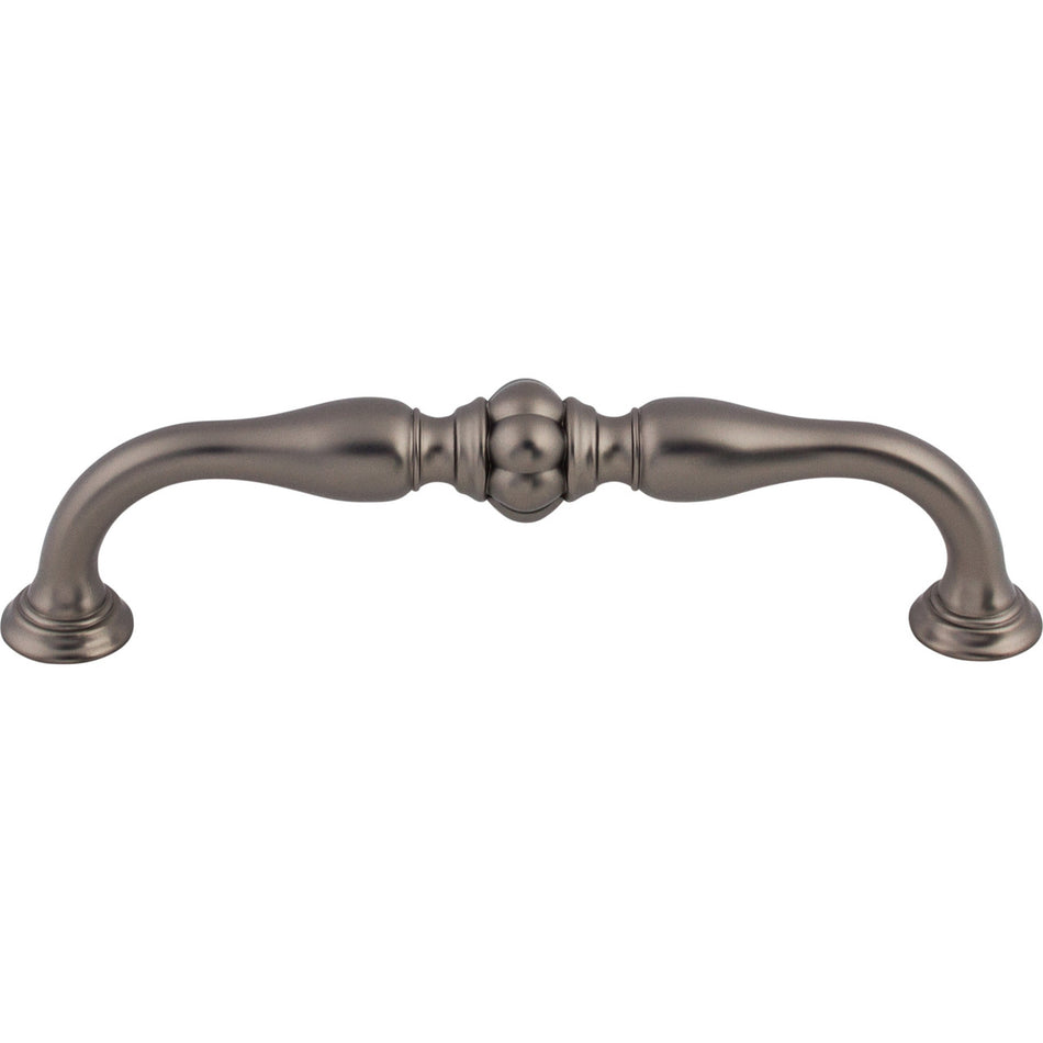 Top Knobs TK693AG: 5-1/16" cc Allington D-Handle Cabinet Pull - Ash Gray