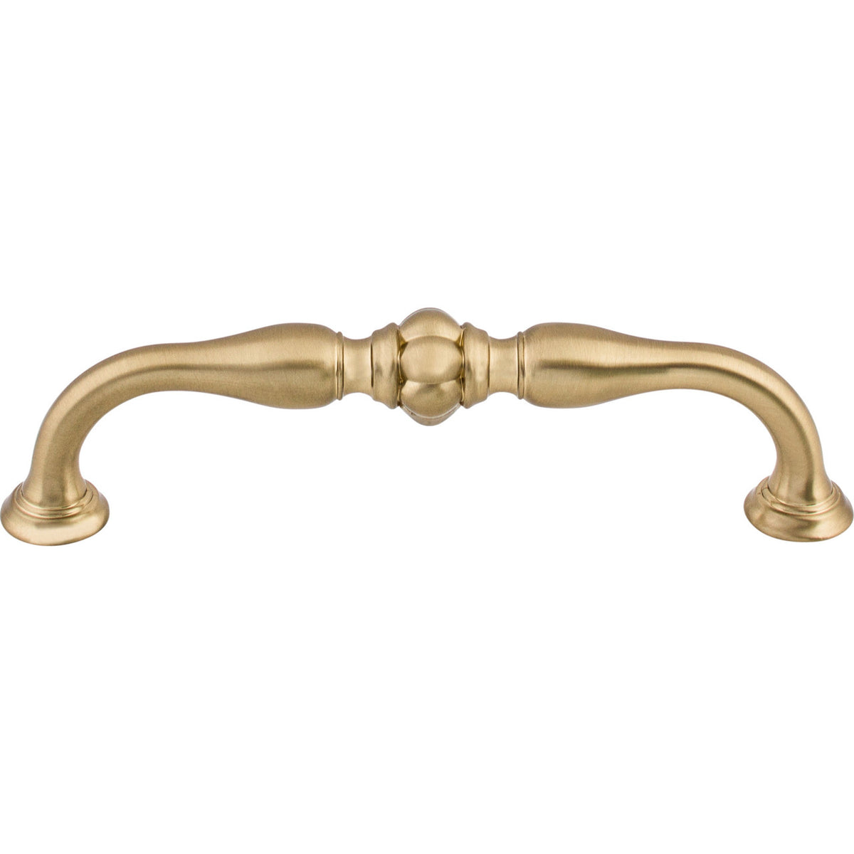 Top Knobs TK693HB: 5-1/16" cc Allington D-Handle Cabinet Pull - Honey Bronze