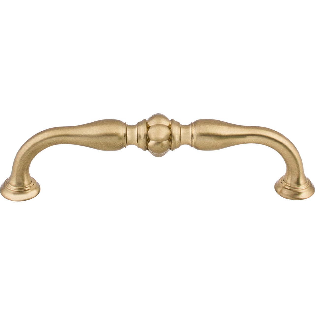 Top Knobs TK693HB: 5-1/16" cc Allington D-Handle Cabinet Pull - Honey Bronze