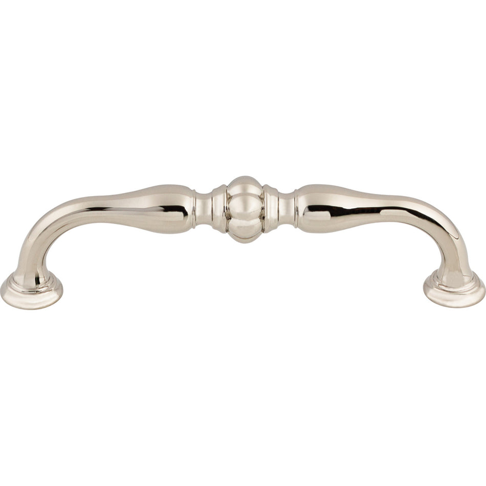 Top Knobs TK693PN: 5-1/16" cc Allington D-Handle Cabinet Pull - Polished Nickel