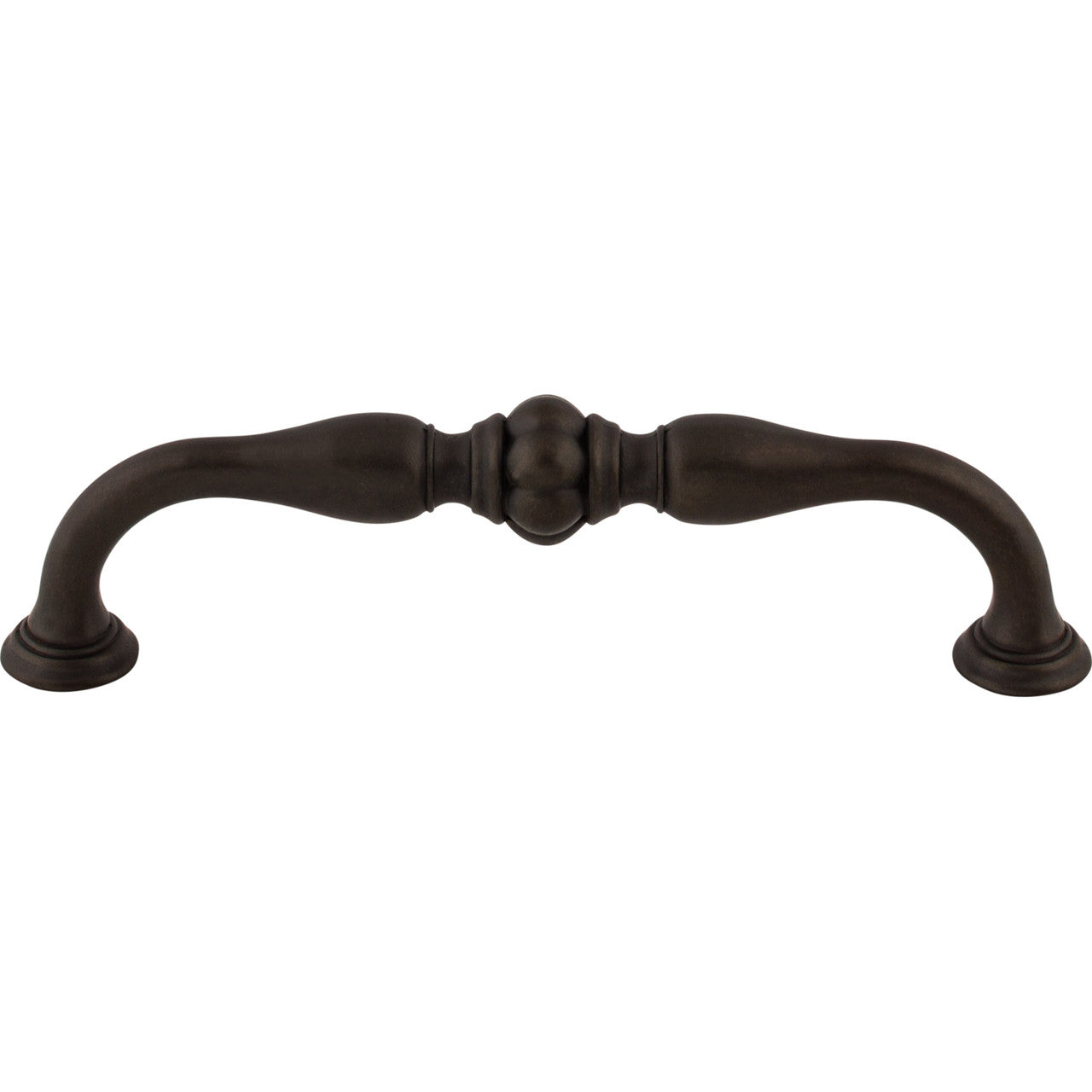 Top Knobs TK693SAB: 5-1/16" cc Allington D-Handle Cabinet Pull - Sable