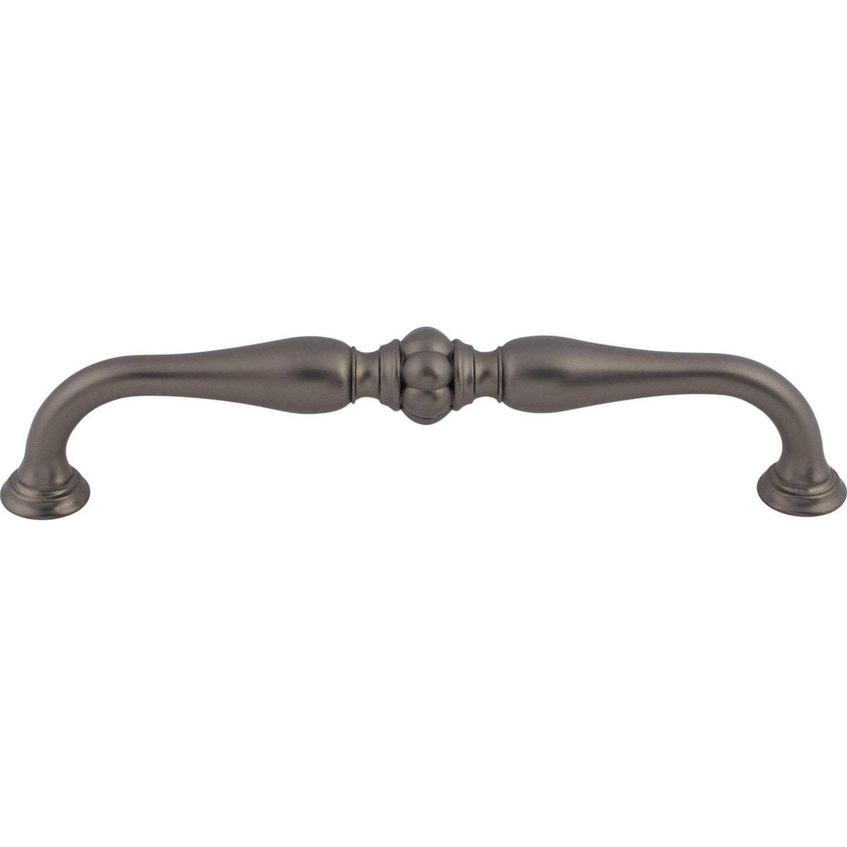 Top Knobs TK694AG: 6-5/16" cc Allington D-Handle Cabinet Pull - Ash Gray
