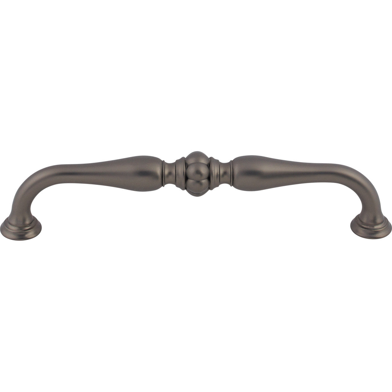 Top Knobs TK694AG: 6-5/16" cc Allington D-Handle Cabinet Pull - Ash Gray