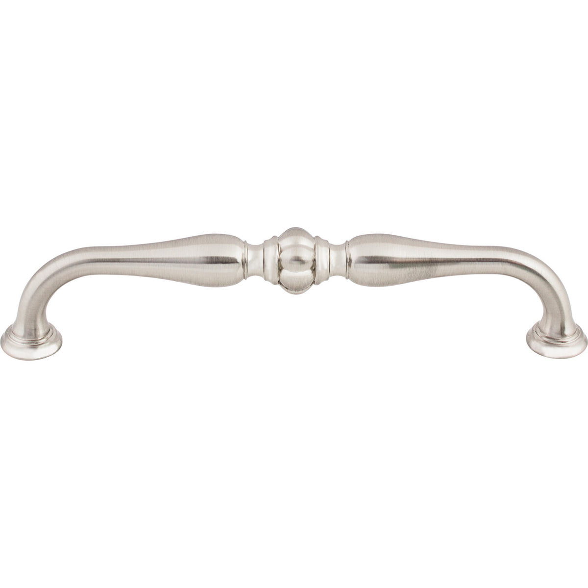 Top Knobs TK694BSN: 6-5/16" cc Allington D-Handle Cabinet Pull - Brushed Satin Nickel