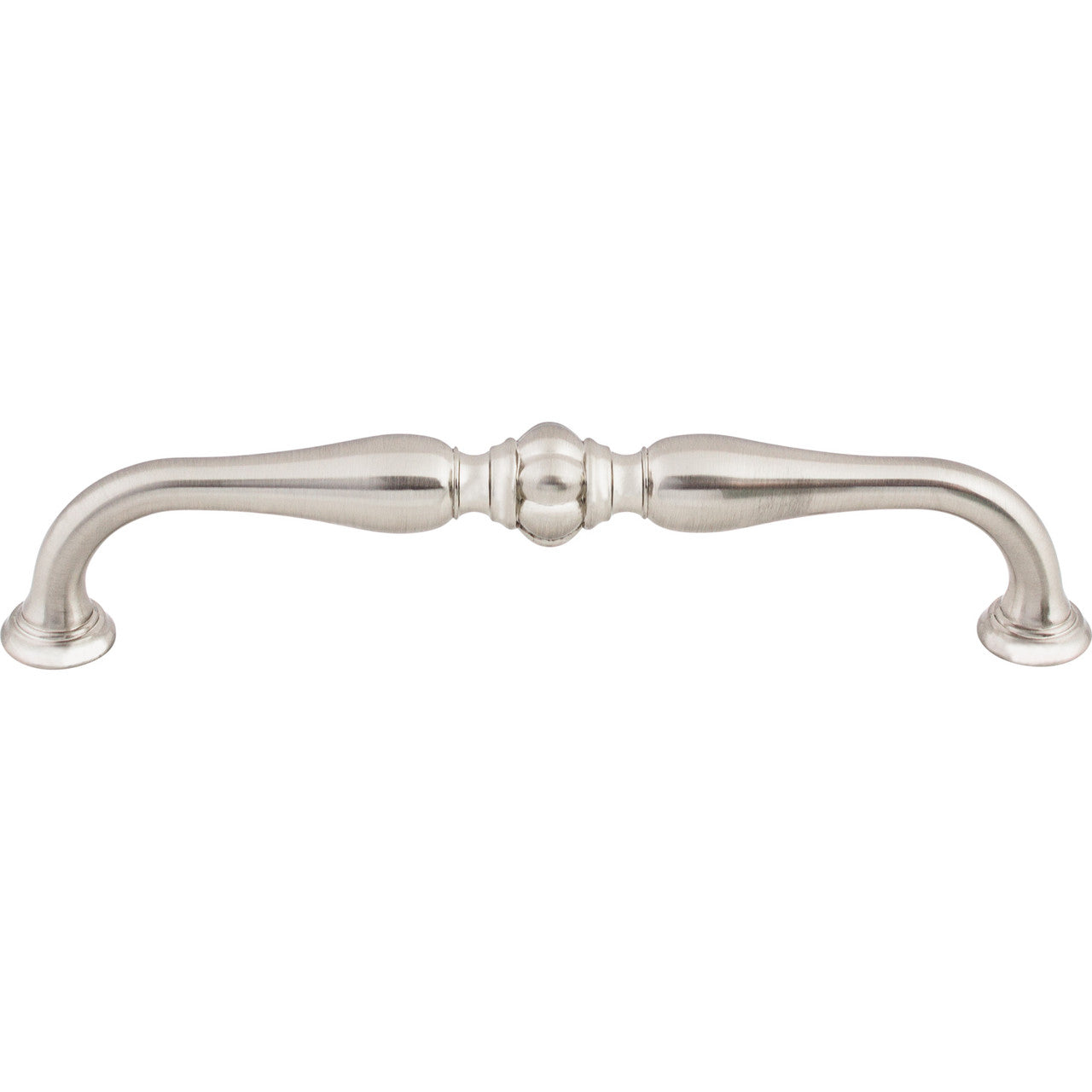 Top Knobs TK694BSN: 6-5/16" cc Allington D-Handle Cabinet Pull - Brushed Satin Nickel