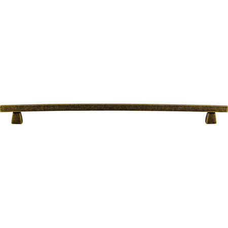 Top Knobs TK6GBZ: 12" cc Sanctuary Arched Bar Cabinet Pull - German Bronze