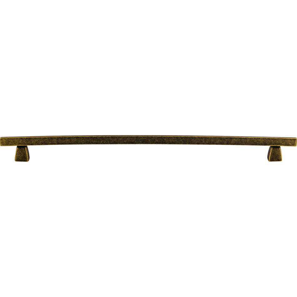 Top Knobs TK6GBZ: 12" cc Sanctuary Arched Bar Cabinet Pull - German Bronze