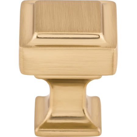 Top Knobs TK700HB: 1" Ascendra Square Cabinet Knob - Honey Bronze