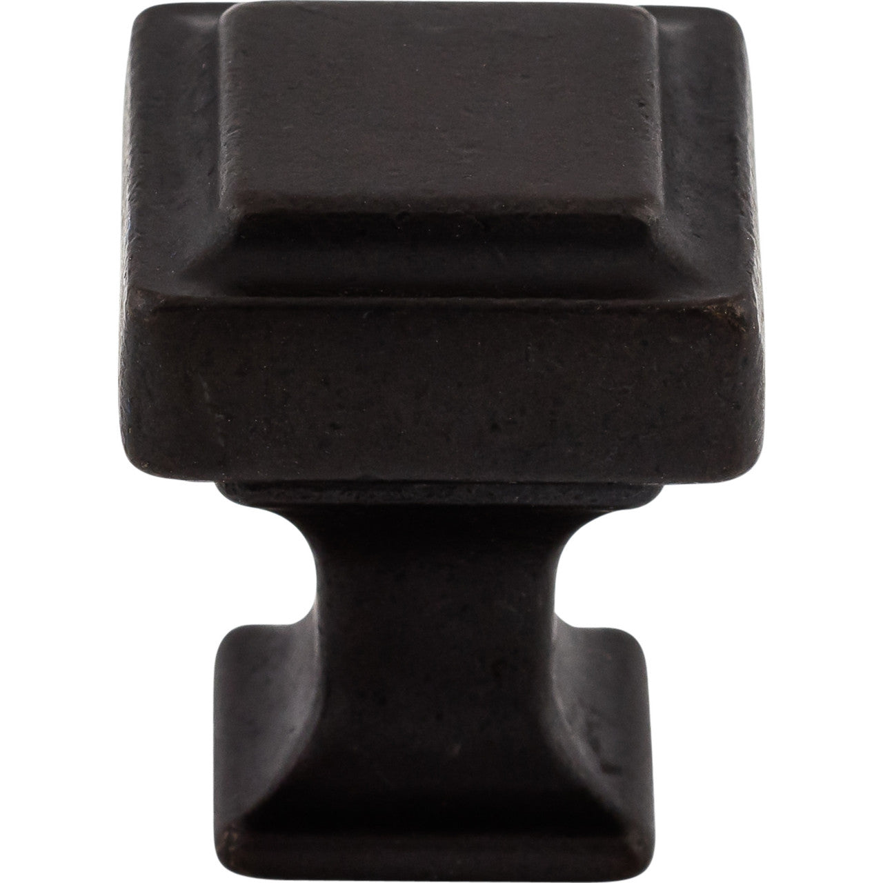 Top Knobs TK700SAB: 1" Ascendra Square Cabinet Knob - Sable