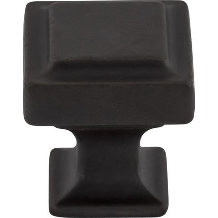 Top Knobs TK701SAB: 1-1/8" Ascendra Square Cabinet Knob - Sable