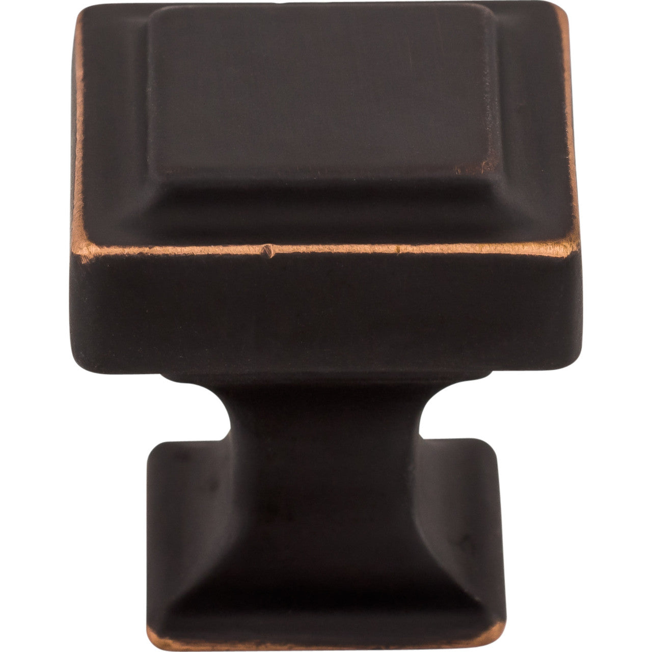 Top Knobs TK701UM: 1-1/8" Ascendra Square Cabinet Knob - Umbrio