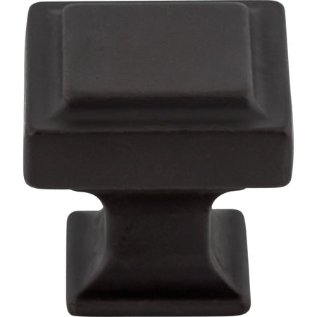 Top Knobs TK702SAB: 1-1/4" Ascendra Square Cabinet Knob - Sable