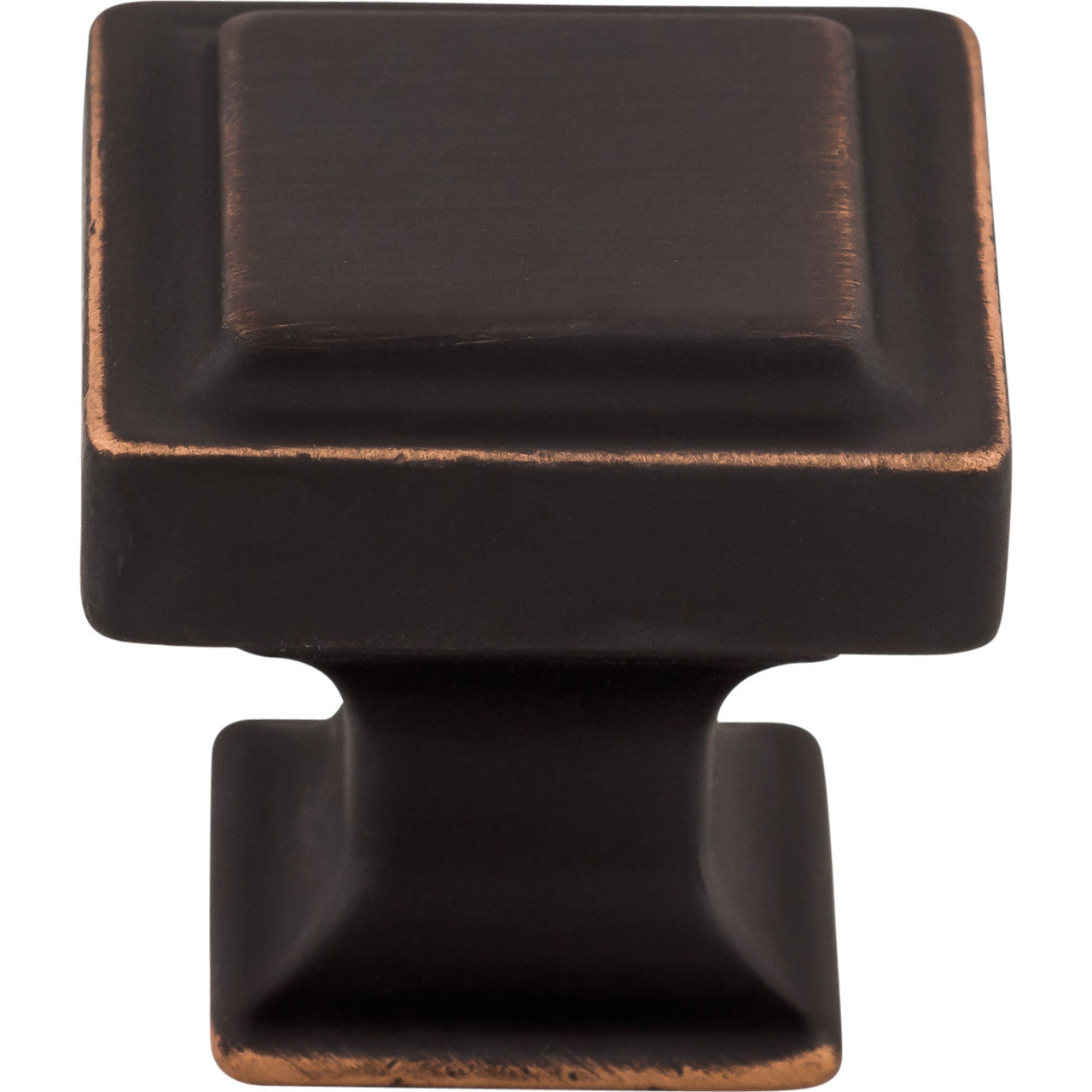 Top Knobs TK702UM: 1-1/4" Ascendra Square Cabinet Knob - Umbrio