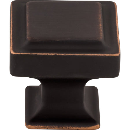 Top Knobs TK702UM: 1-1/4" Ascendra Square Cabinet Knob - Umbrio