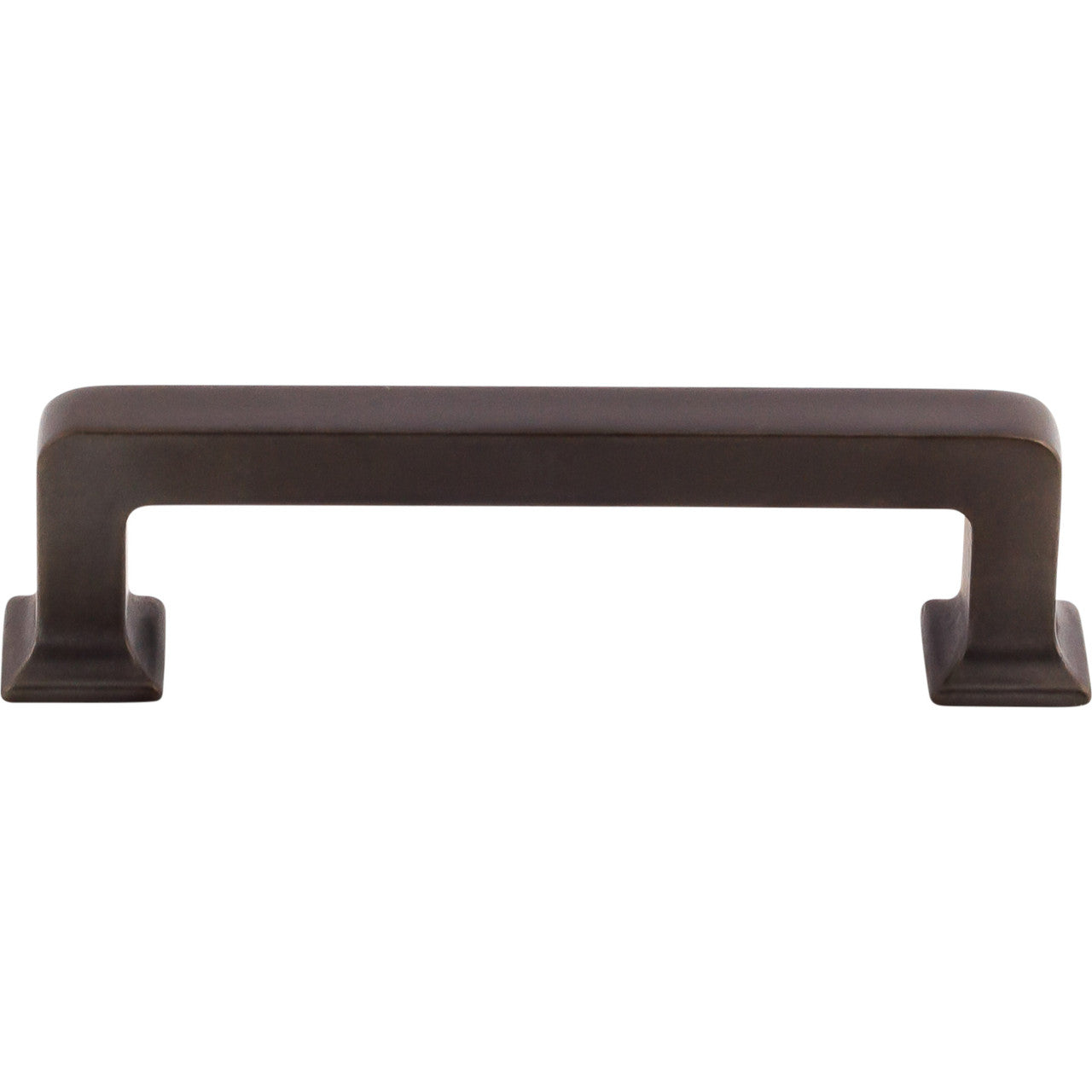 Top Knobs TK703SAB: 3-3/4" cc Ascendra Rectangular Bar Cabinet Pull - Sable