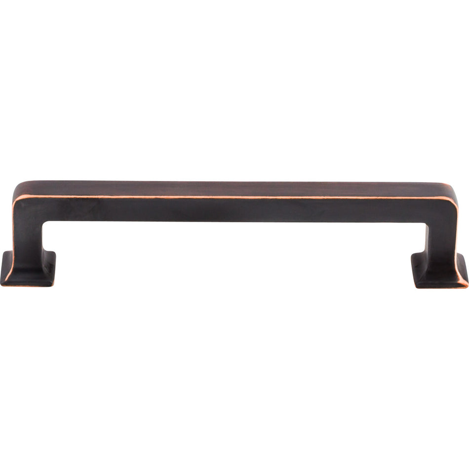 Top Knobs TK704UM: 5-1/16" cc Ascendra Rectangular Bar Cabinet Pull - Umbrio