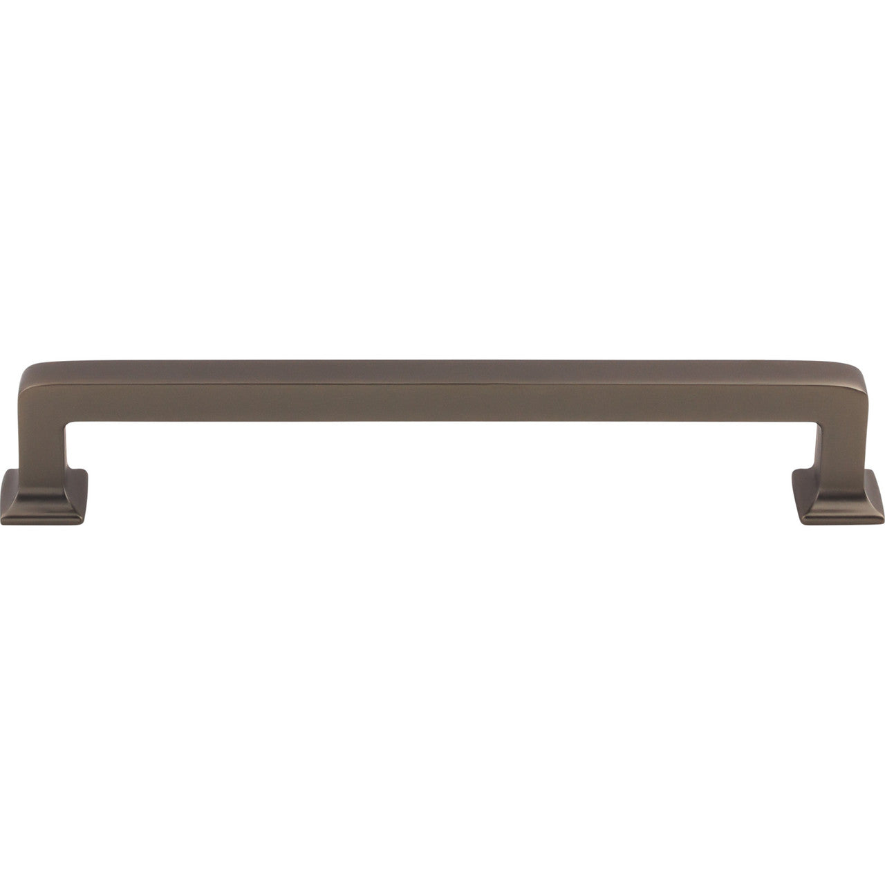 Top Knobs TK705AG: 6-5/16" cc Ascendra Rectangular Bar Cabinet Pull - Ash Gray