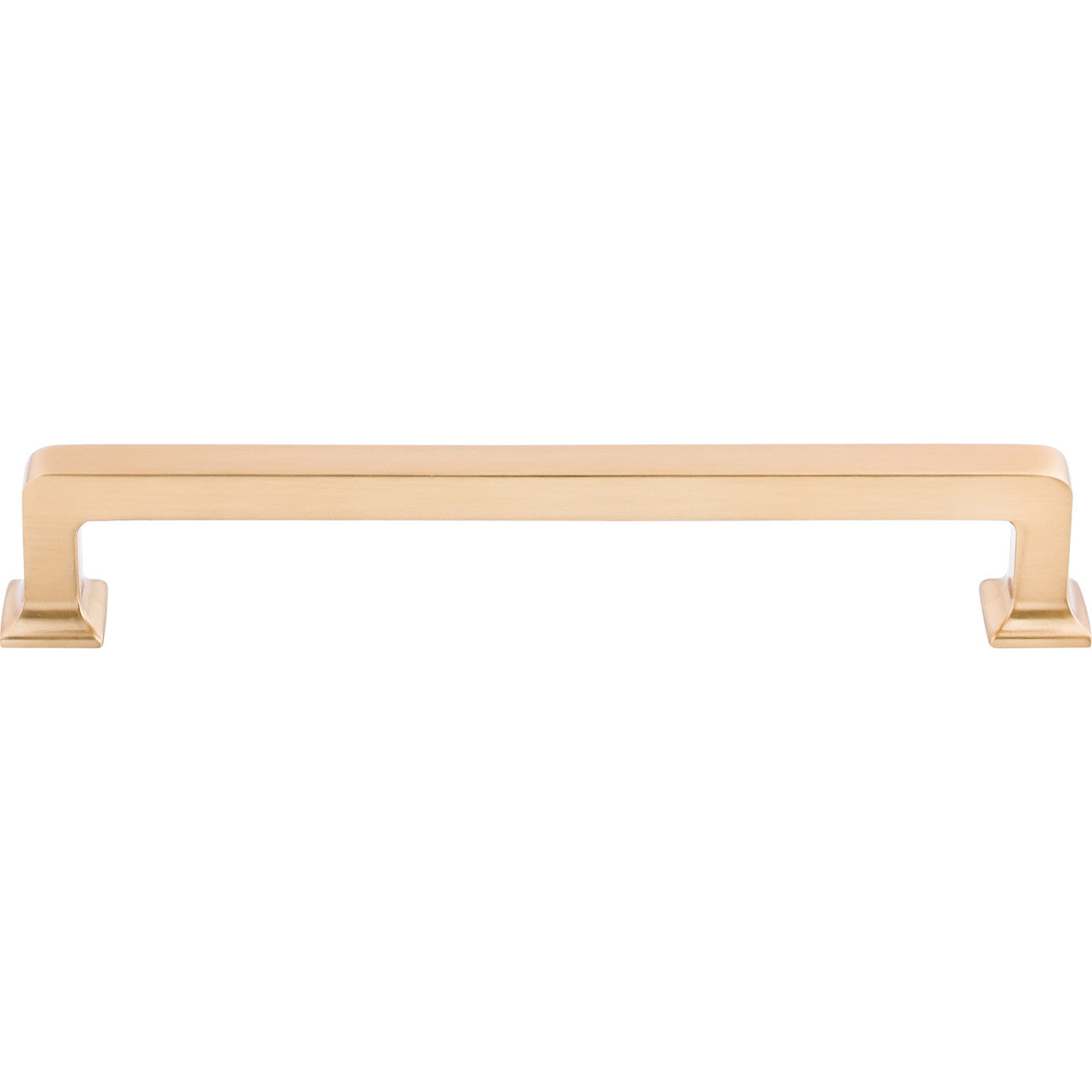 Top Knobs TK705HB: 6-5/16" cc Ascendra Rectangular Bar Cabinet Pull - Honey Bronze