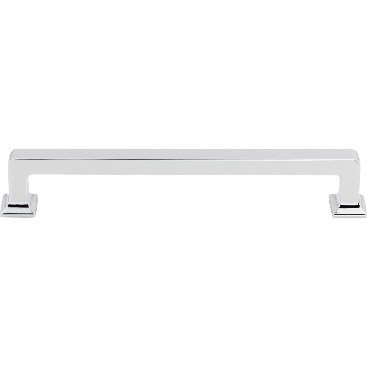Top Knobs TK705PC: 6-5/16" cc Ascendra Rectangular Bar Cabinet Pull - Polished Chrome