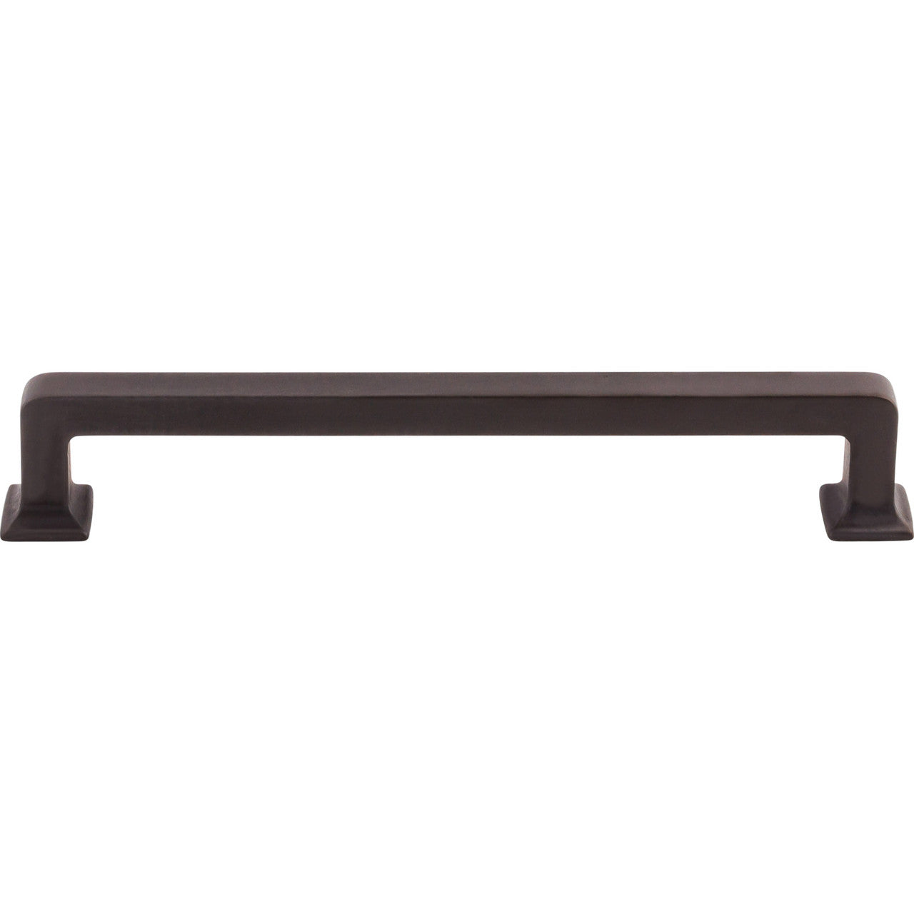 Top Knobs TK705SAB: 6-5/16" cc Ascendra Rectangular Bar Cabinet Pull - Sable
