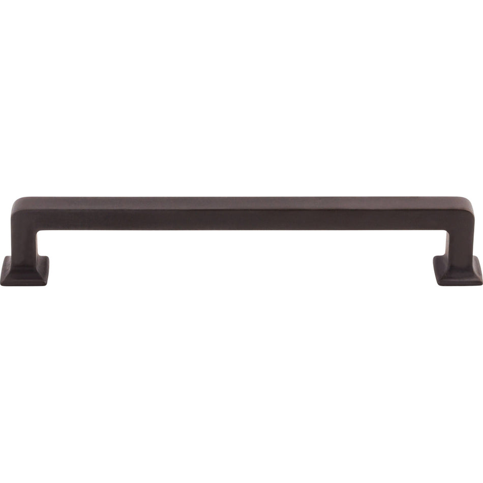 Top Knobs TK705SAB: 6-5/16" cc Ascendra Rectangular Bar Cabinet Pull - Sable