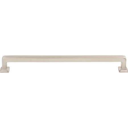 Top Knobs TK706BSN: 9" cc Ascendra Rectangular Bar Cabinet Pull - Brushed Satin Nickel