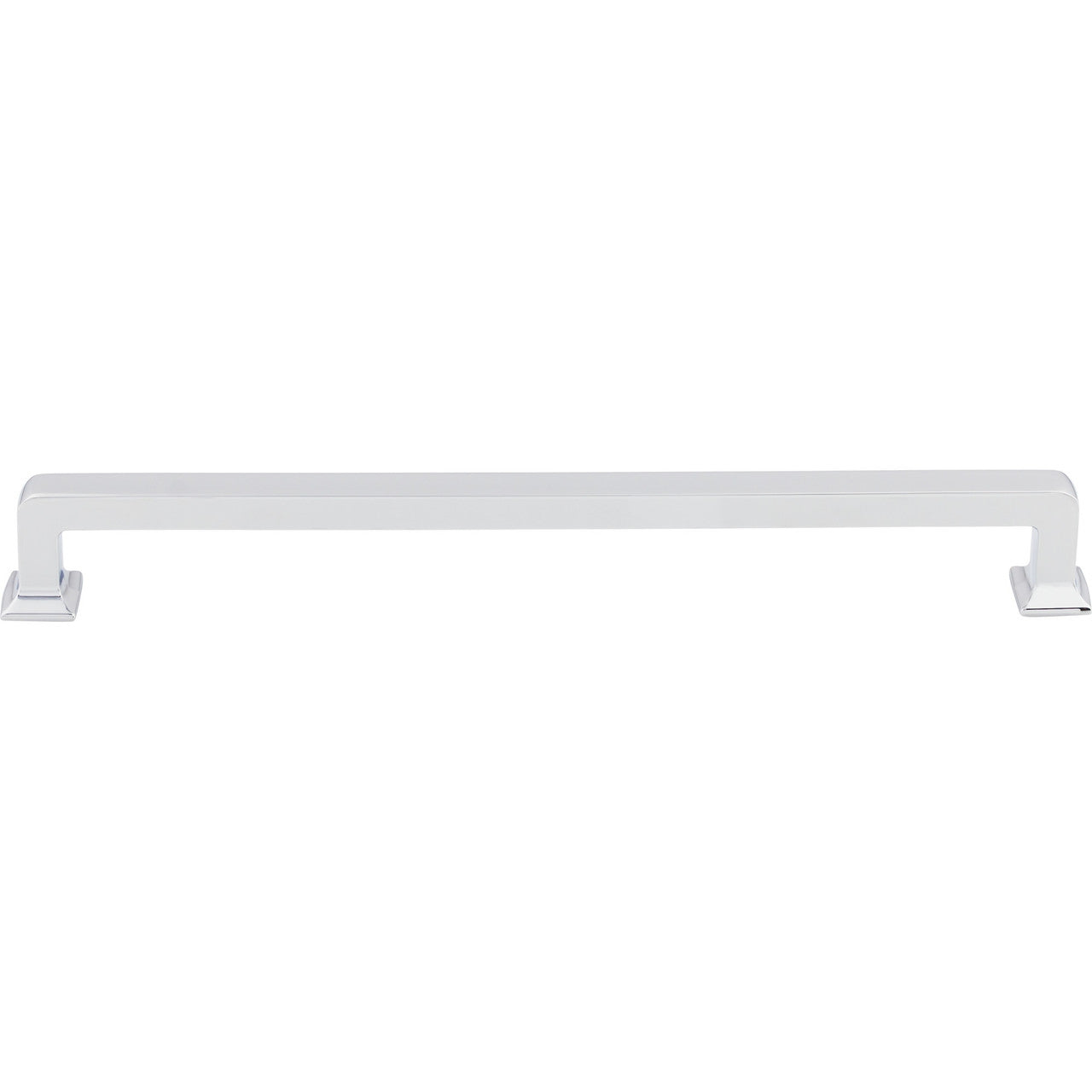 Top Knobs TK706PC: 9" cc Ascendra Rectangular Bar Cabinet Pull - Polished Chrome