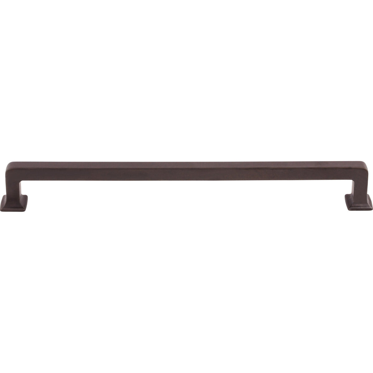 Top Knobs TK706SAB: 9" cc Ascendra Rectangular Bar Cabinet Pull - Sable