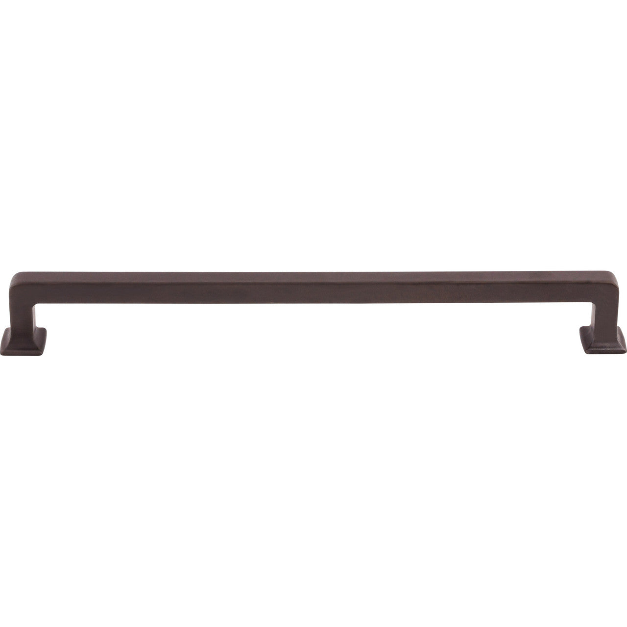 Top Knobs TK706SAB: 9" cc Ascendra Rectangular Bar Cabinet Pull - Sable