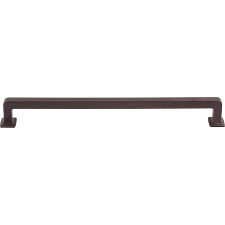 Top Knobs TK706SAB: 9" cc Ascendra Rectangular Bar Cabinet Pull - Sable