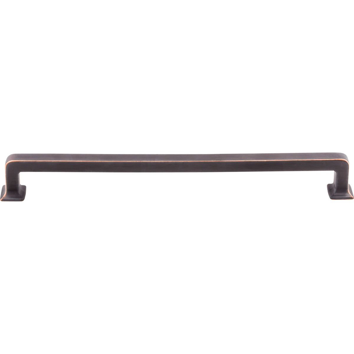 Top Knobs TK706UM: 9" cc Ascendra Rectangular Bar Cabinet Pull - Umbrio