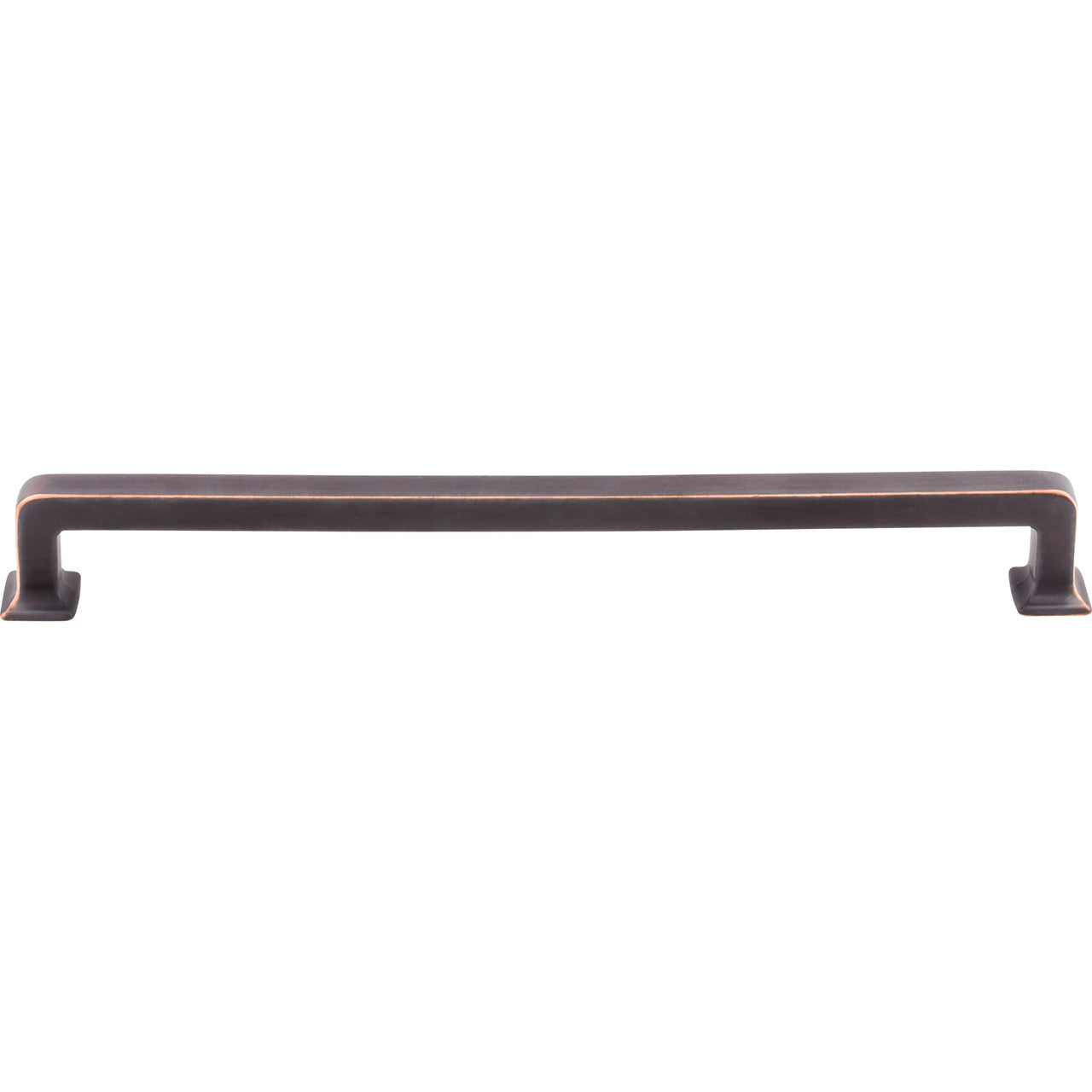Top Knobs TK706UM: 9" cc Ascendra Rectangular Bar Cabinet Pull - Umbrio