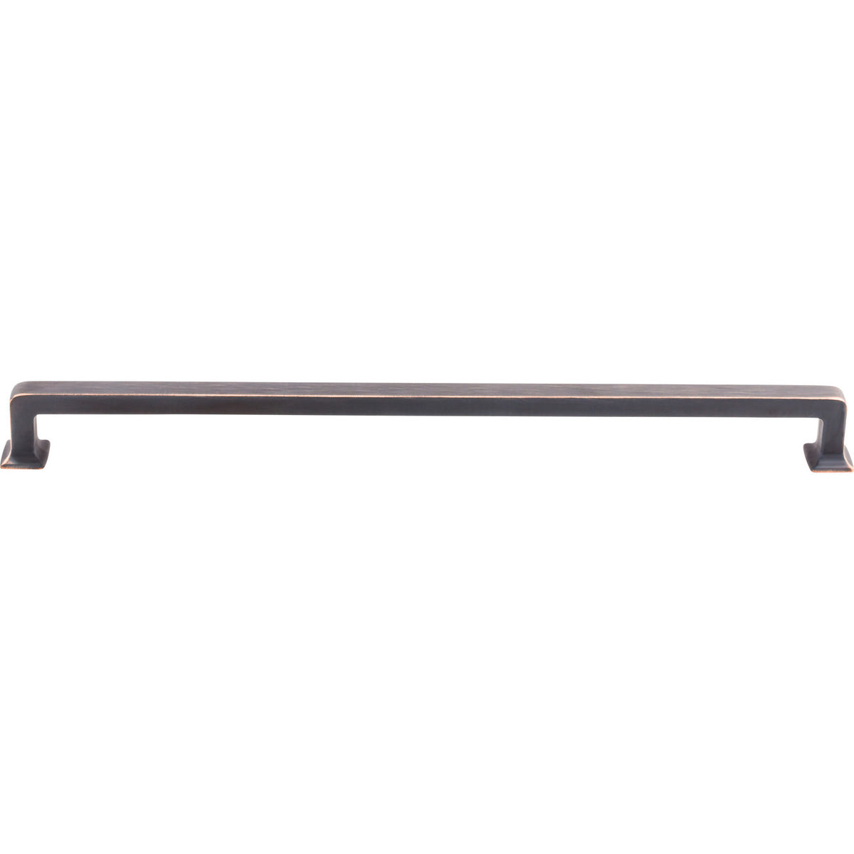 Top Knobs TK708UM: 12" cc Ascendra Rectangular Bar Cabinet Pull - Umbrio