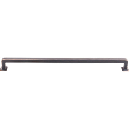 Top Knobs TK708UM: 12" cc Ascendra Rectangular Bar Cabinet Pull - Umbrio