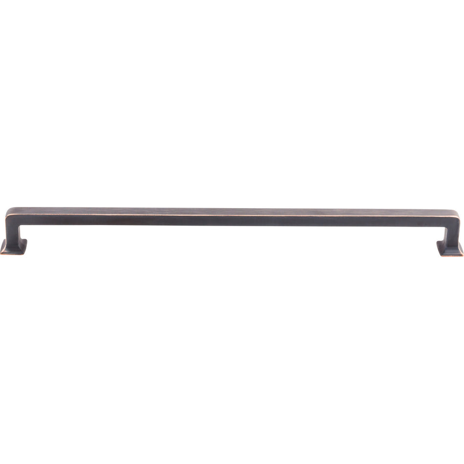 Top Knobs TK708UM: 12" cc Ascendra Rectangular Bar Cabinet Pull - Umbrio