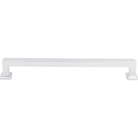 Top Knobs TK709PC: 12" cc Ascendra Rectangular Bar Appliance Pull - Polished Chrome