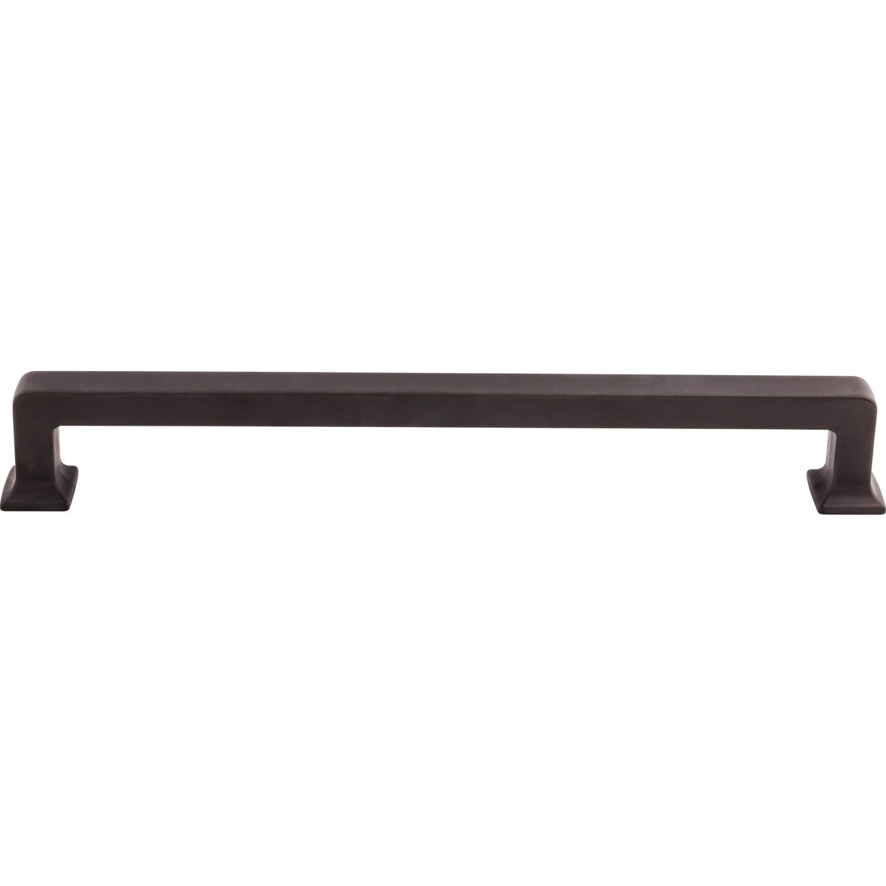 Top Knobs TK709SAB: 12" cc Ascendra Rectangular Bar Appliance Pull - Sable