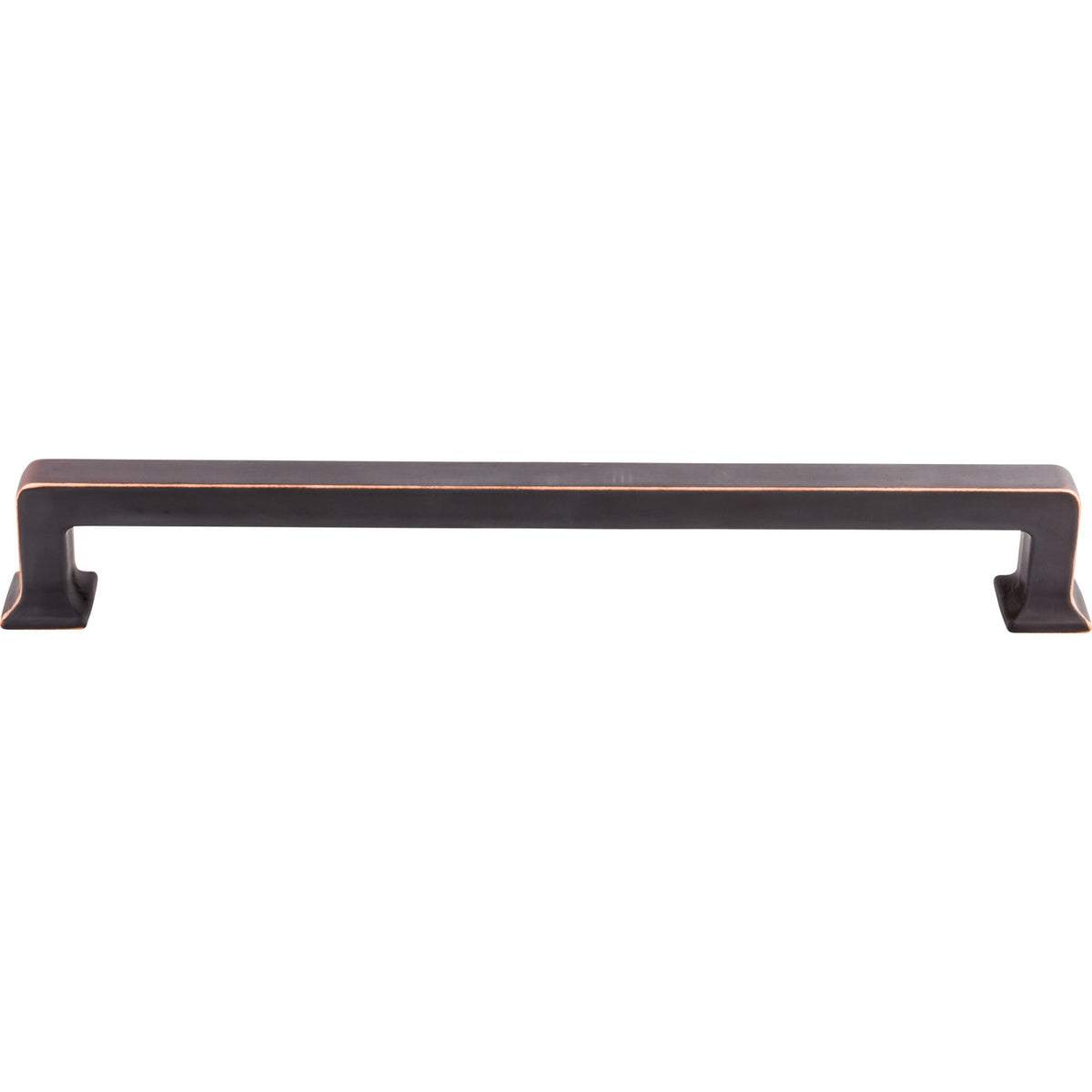 Top Knobs TK709UM: 12" cc Ascendra Rectangular Bar Appliance Pull - Umbrio