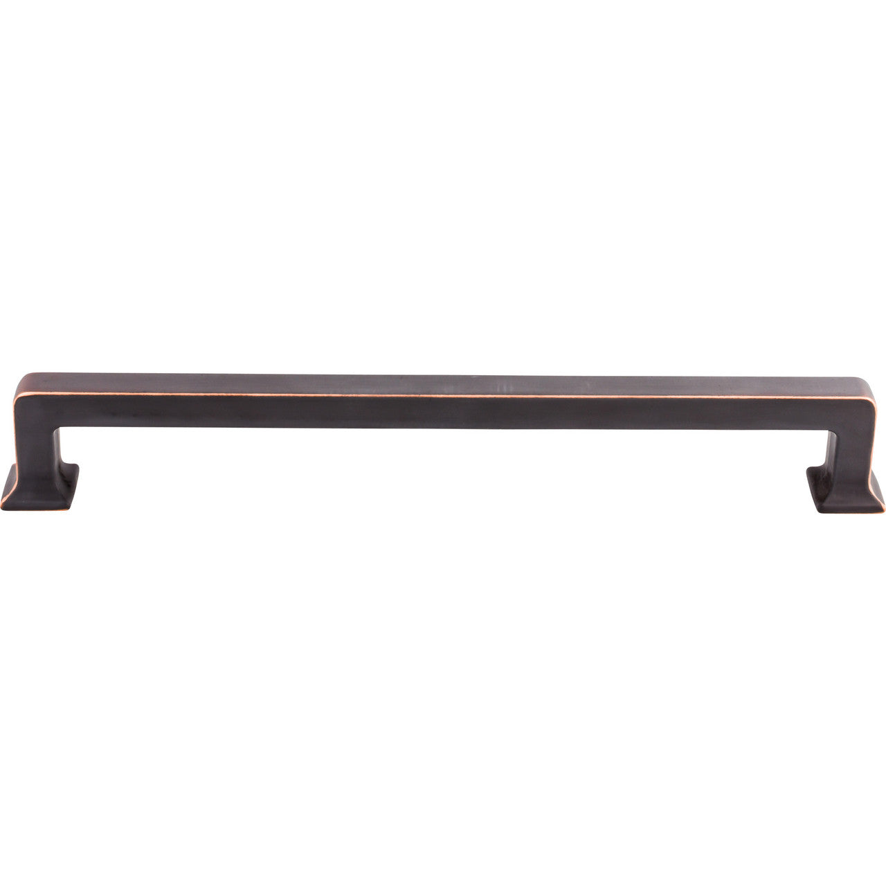 Top Knobs TK709UM: 12" cc Ascendra Rectangular Bar Appliance Pull - Umbrio
