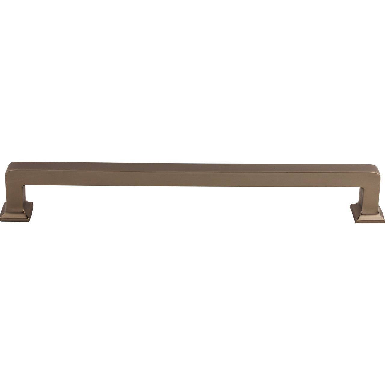 Top Knobs TK710AG: 18" cc Ascendra Rectangular Bar Appliance Pull - Ash Gray