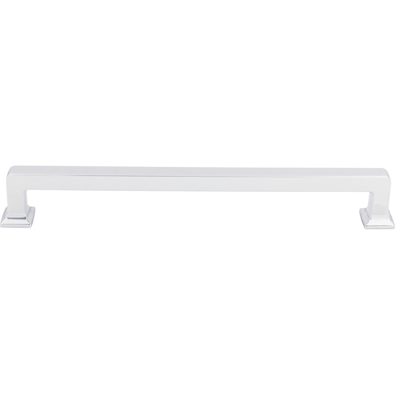 Top Knobs TK710PC: 18" cc Ascendra Rectangular Bar Appliance Pull - Polished Chrome
