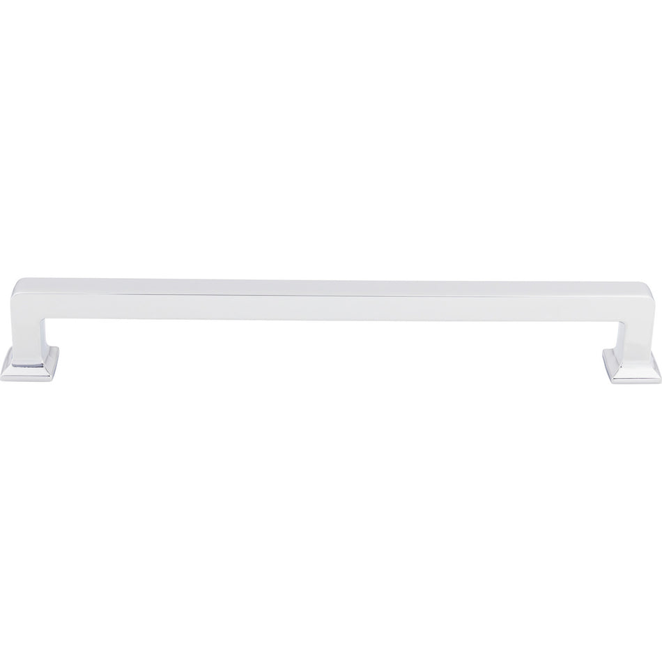 Top Knobs TK710PC: 18" cc Ascendra Rectangular Bar Appliance Pull - Polished Chrome