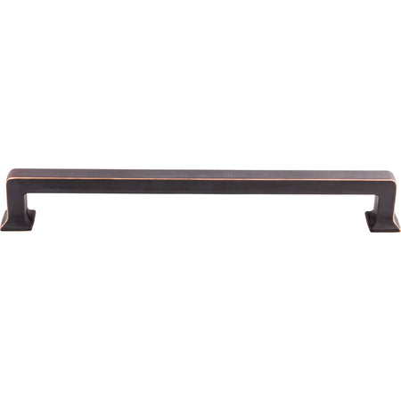Top Knobs TK710UM: 18" cc Ascendra Rectangular Bar Appliance Pull - Umbrio
