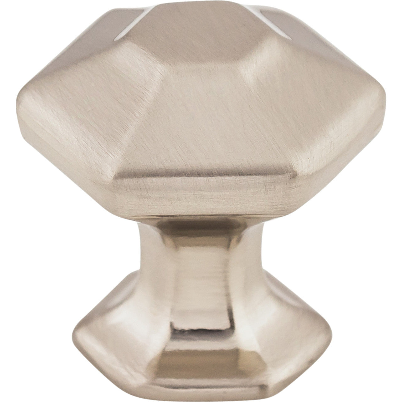 Top Knobs TK711BSN: 1" Spectrum Hexagonal Cabinet Knob - Brushed Satin Nickel