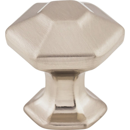 Top Knobs TK711BSN: 1" Spectrum Hexagonal Cabinet Knob - Brushed Satin Nickel