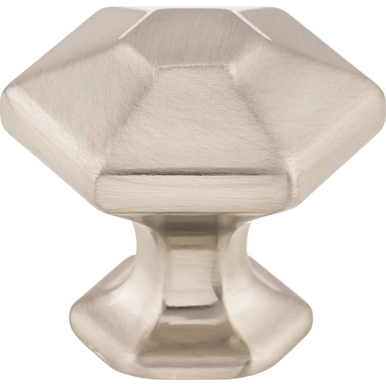 Top Knobs TK712BSN: 1-1/8" Spectrum Hexagonal Cabinet Knob - Brushed Satin Nickel