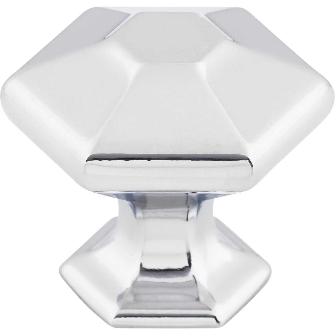 Top Knobs TK712PC: 1-1/8" Spectrum Hexagonal Cabinet Knob - Polished Chrome
