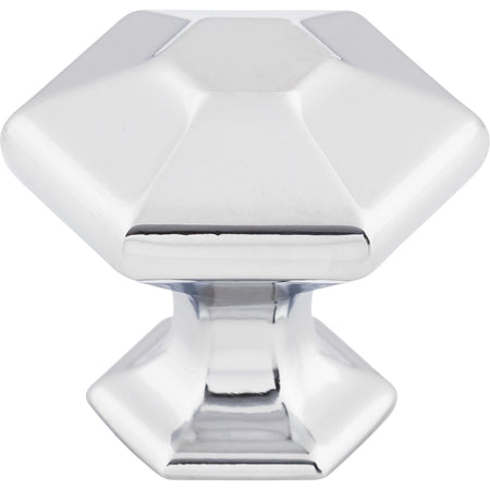 Top Knobs TK712PC: 1-1/8" Spectrum Hexagonal Cabinet Knob - Polished Chrome